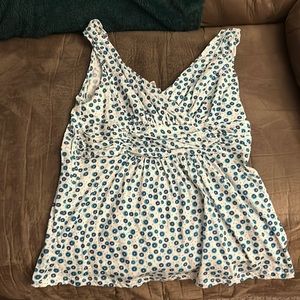 Sun dance V Neck Tank Top